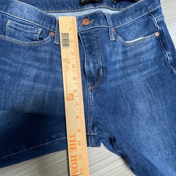 streetwear Banana Republic skinny jeans sz 28R rise medium wash stretch denim - Picture 10 of 12